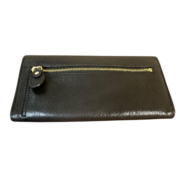 Chloe Black Leather Clutch Elise Continental Wallet EUC - Picture 2 of 13